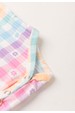 Conjunto Body Canelado Menina - Xadrez Tie Dye - Ame Kids