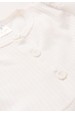 Conjunto Bata Shorts Verão Canelado Bebê - Off-White - Ame Kids