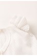 Conjunto Bata Shorts Verão Canelado Bebê - Off-White - Ame Kids
