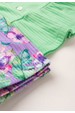 Conjunto Bata Shorts Verão Canelado Bebê - Verdinho - Ame Kids