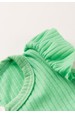 Conjunto Bata Shorts Verão Canelado Bebê - Verdinho - Ame Kids