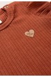 Conjunto Canelado Body e Saia Bebê - Terra - Ame Kids