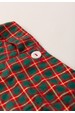 Romper Tricoline - Xadrez Natal Verde - Ame Kids