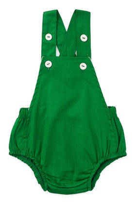 Romper Tricoline - Verde - Ame Kids