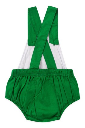 Romper Tricoline - Verde - Ame Kids