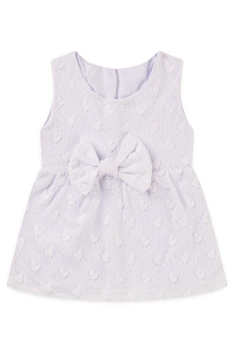 Vestido Lezzie Coração - Branco - Ame Kids