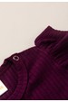 Vestido Curto Menina - Beringela - Ame Kids