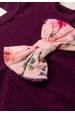 Vestido Curto Menina - Beringela - Ame Kids