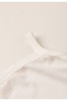 Conjunto Body Alcinha Canelado Curto Menina - Off-White - Ame Kids