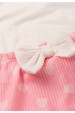 Conjunto Body Alcinha Canelado Curto Menina - Rosa Bebê - Ame Kids