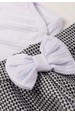 Conjunto Body e Calça Pied de Poule - Branco - Ame Kids