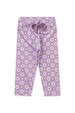 Conjunto Body e Calça Canelado - Xadrez Lilás - Ame Kids