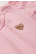 Conjunto Body e Calça Canelado - Xadrez Rosa - Ame Kids