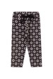 Conjunto Body e Calça Canelado - Xadrez Preto - Ame Kids
