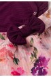Conjunto Body Manga Longa e Saia - Beringela - Ame Kids