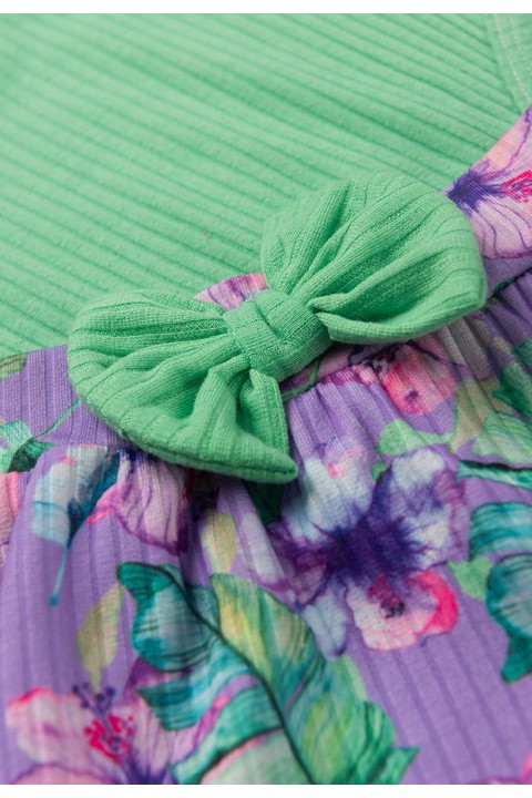 Conjunto Body Manga Longa e Saia - Verdinho - Ame Kids