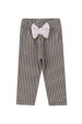 Conjunto Infantil Bebê Body Manga Longa e Calça Pied de Poule - Branco - Ame Kids