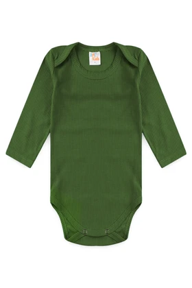 Conjunto Canelado Light Longo - Verde Cipreste - Ame Kids