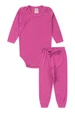 Conjunto Canelado Light Longo - Fuchsia - Ame Kids