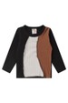 Conjunto Blusa e Calça Santorini Tricolor -  Tricolor  Preto - Ame Kids