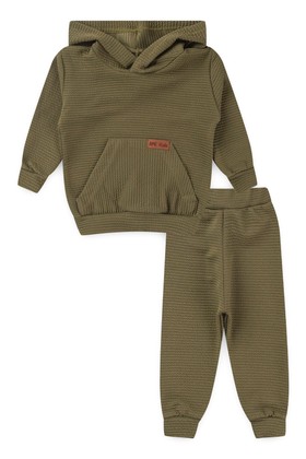 Conjunto Casaco  e Calça Turim - Verde Militar - Ame Kids