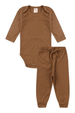 Conjunto Canelado Light Longo - Doce de Leite - Ame Kids