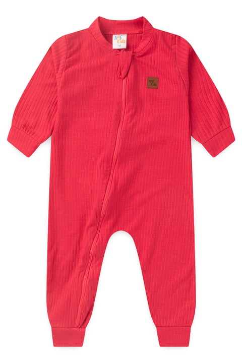 Macacão Canelado Longo - Tutti Frutti - Ame Kids