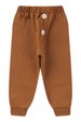 Calça de Moletom com Botões Infantil - Marrom - Ame Kids