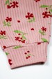 Conjunto Canelado Light Longo - Floral Pêssego - Ame Kids