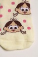 Kit 3 Pares Meia Soquete Infantil - Cia da Meia Turma da Mônica - Magali Baby
