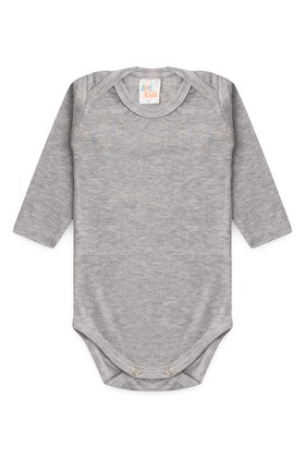 Conjunto Canelado Light Longo - Mescla  - Ame Kids