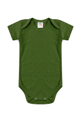 Conjunto Canelado Light Curto - Vede Cipreste - Ame Kids
