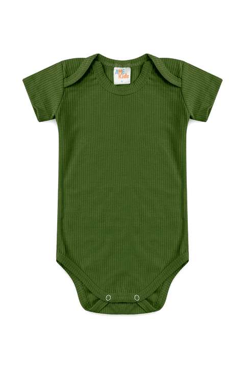 Conjunto Canelado Light Curto - Vede Cipreste - Ame Kids