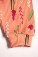 Conjunto Canelado Light Longo - Floral Laranja - Ame Kids