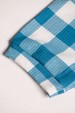 Conjunto Canelado Light Curto - Xadrez Azul - Ame Kids