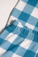 Conjunto Canelado Light Curto - Xadrez Azul - Ame Kids