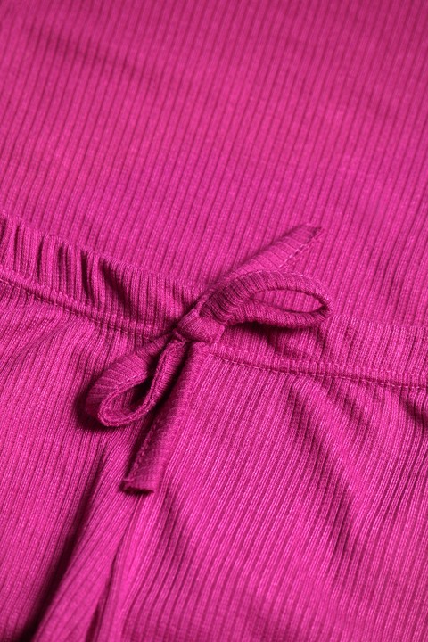 Conjunto Canelado Light Curto - Bordô - Ame Kids