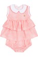Conjunto Bata e Tapa Fralda Favinho  - Coral - Randa Mundu