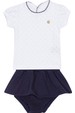 Conjunto Blusa e Shorts - Off-White - Randa Mundu