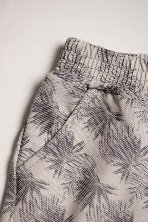 Conjunto Blusa e Bermuda  - Creme  - Randa Mundu