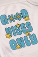 Conjunto Body Alcinha Canelado Menina - Margaridas Azul - Ame Kids
