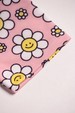 Conjunto Body Alcinha Canelado Menina - Margaridas Rosa Bebê - Ame Kids