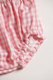 Conjunto Bata e Tapa Fralda Favinho  - Coral - Randa Mundu