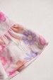 Vestido Favinho Floral - Rosa Bebê - Randa Mundu