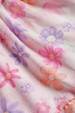 Vestido Favinho Floral - Rosa Bebê - Randa Mundu
