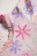 Vestido Favinho Floral - Rosa Bebê - Randa Mundu