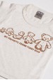 Conjunto Blusa e Bermuda  - Creme - Randa Mundu