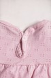 Conjunto Bata e Tapa Fralda Laise - Rosa Bebê - Randa Mundu