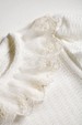 Conjunto Blusa Tricot e Shorts Linho - Off-White - Randa Mundu