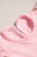 Vestido com Aplique Strass - Rosa - Randa Mundu